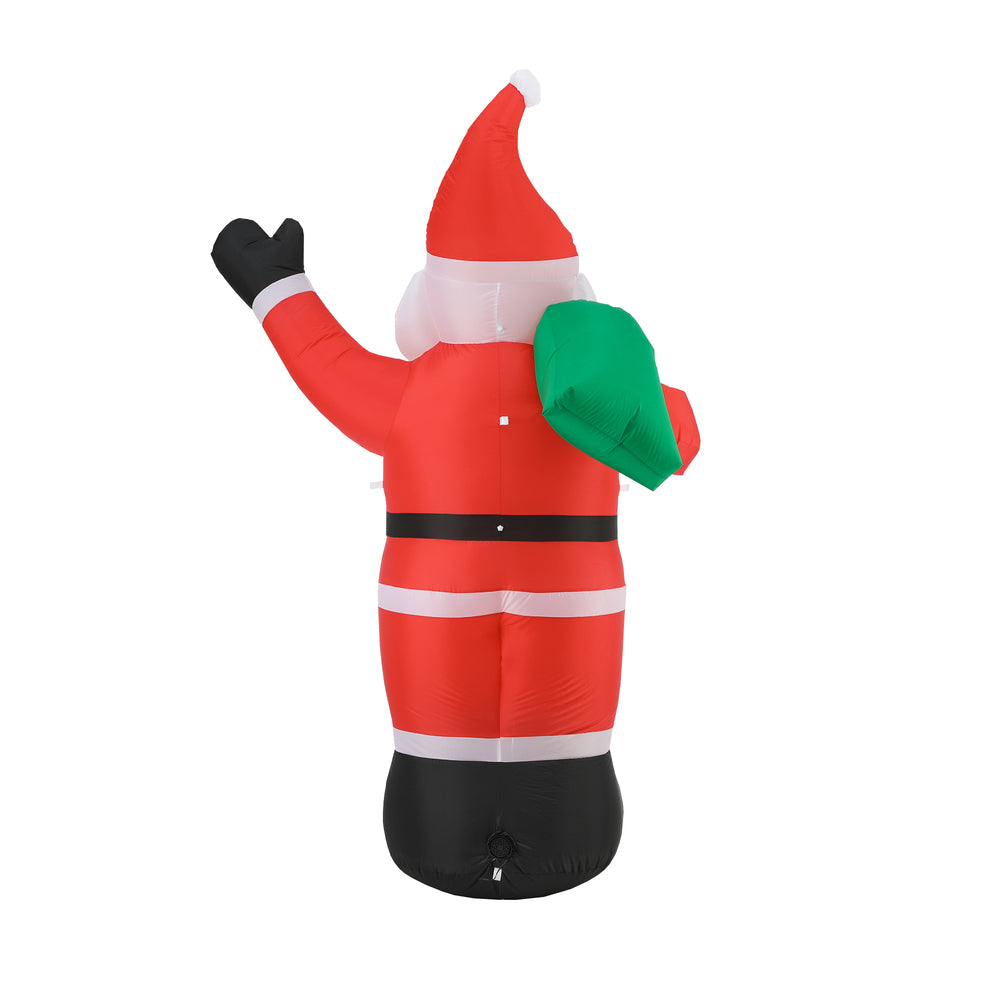 Christmas Santa Claus Inflatable with LED Lights