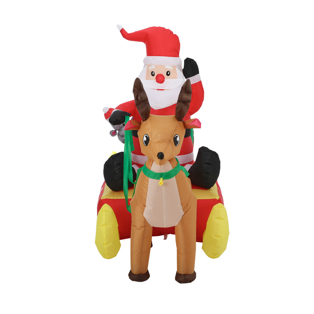 Christmas Santa Claus with Sleighride Inflatable