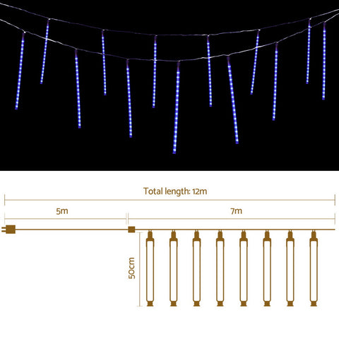 7m Meteor Shower Christmas Lights with 288 LEDs