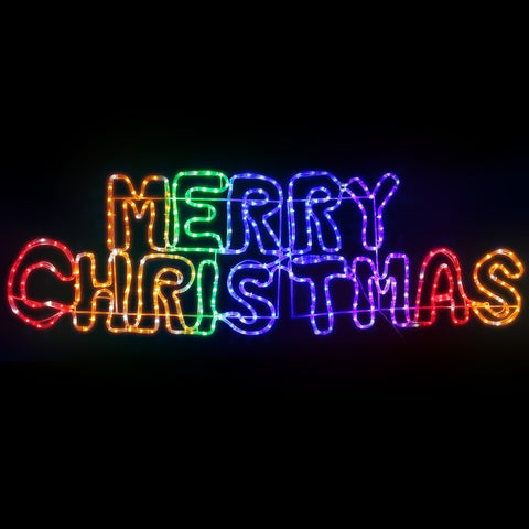 Outdoor LED Rope Light Motif - 160cm Christmas Decoration