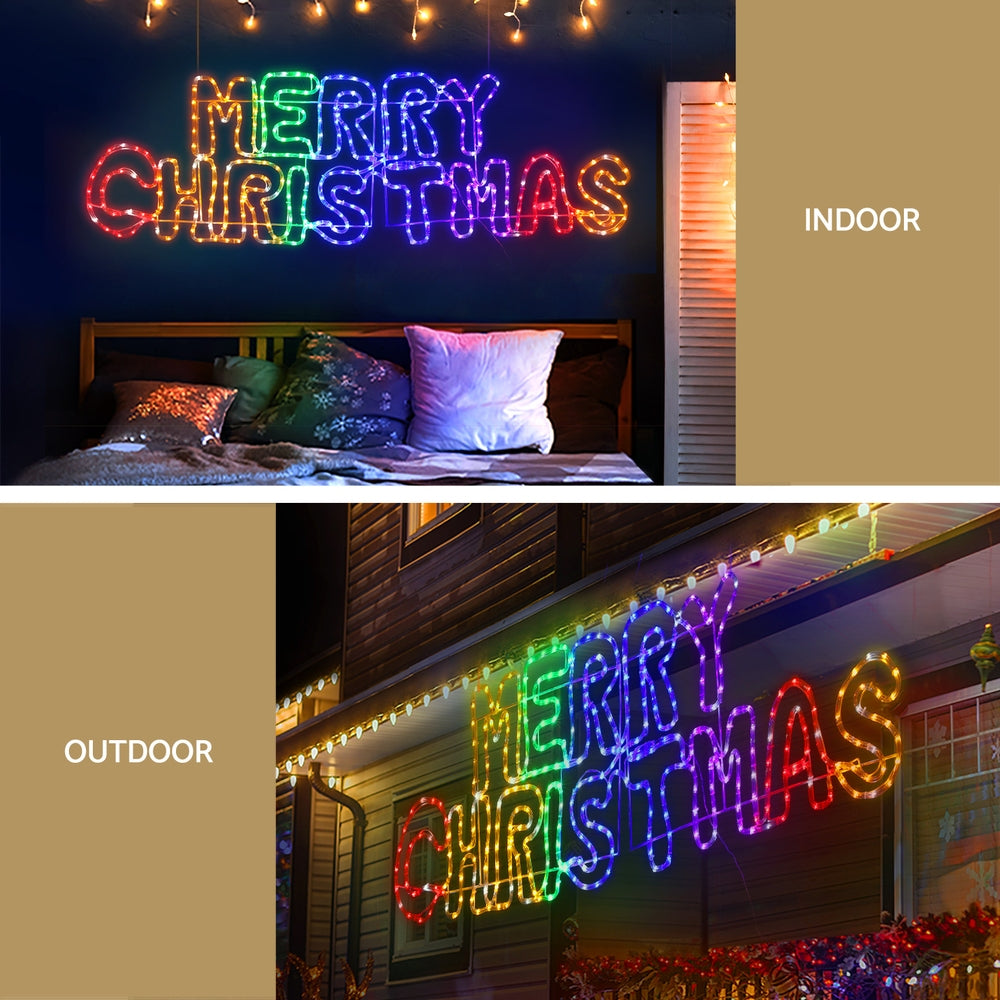 Outdoor LED Rope Light Motif - 160cm Christmas Decoration