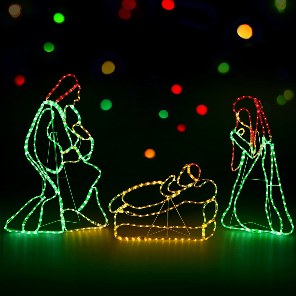 Outdoor LED Rope Light Motif - 112cm Christmas Decoration