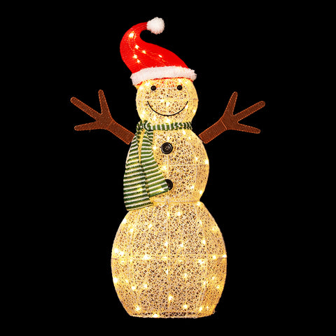 Christmas Lights 80 LED 97cm Fairy Light Snowman Decorations