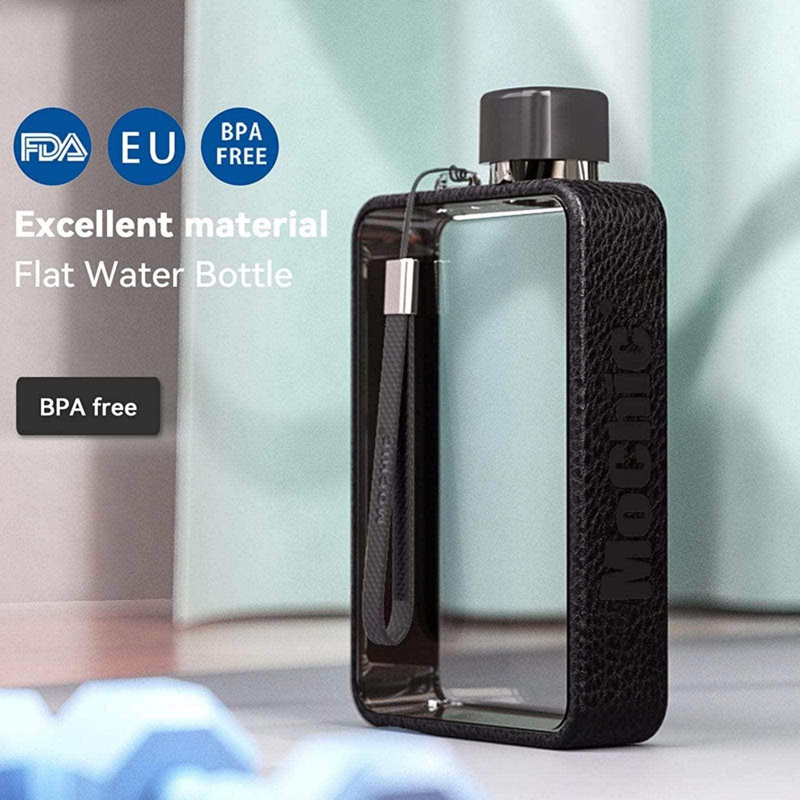 A5 Flat Water Bottle Portable Travel Mug Bpa Free Water Bottle