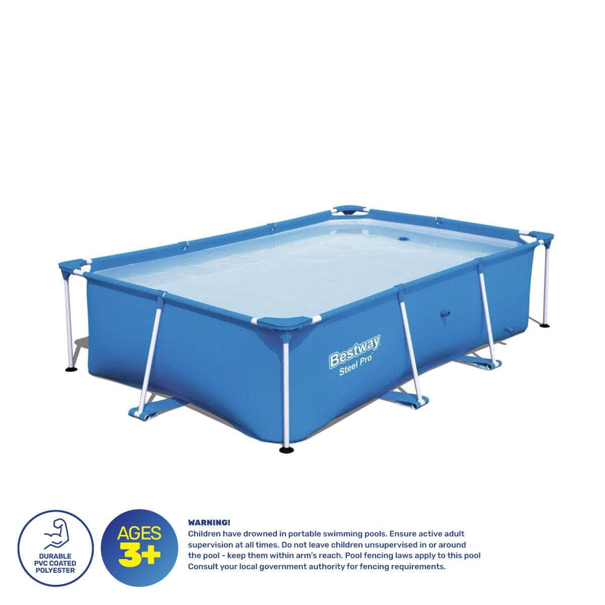 Above Ground Pool High Gauge PVC Construction 1200 Litre