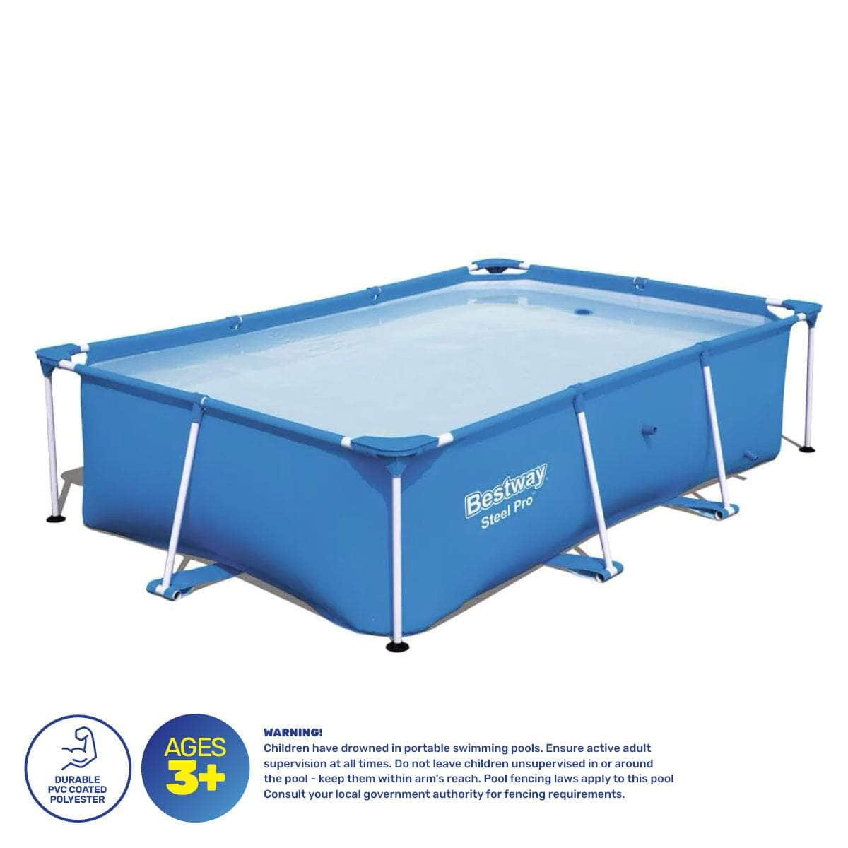 Above Ground Pool High Gauge PVC Construction 2300 Litre