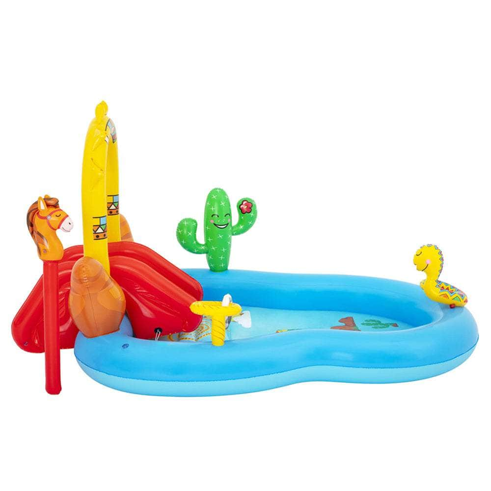 Above Ground Swimming Pool  Inflatable BW53118,colourful Kids Play Wild West Pools Game