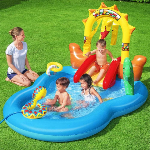 Above Ground Swimming Pool  Inflatable BW53118,colourful Kids Play Wild West Pools Game