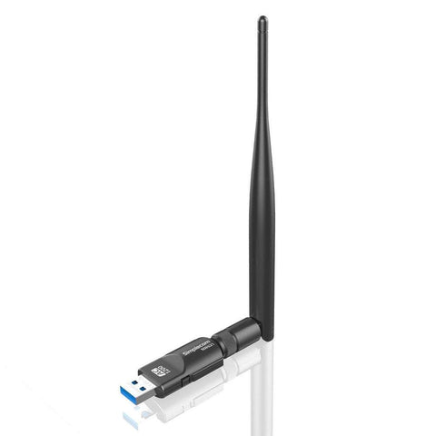 Ac1200 Wifi Dual Band Usb Adapter With 5Dbi High Gain Antenna