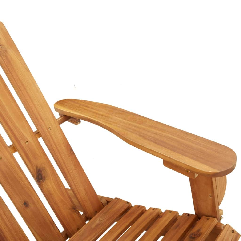 Acacia Bliss: Solid Wood Rocking Chair