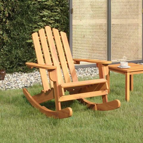 Acacia Bliss: Solid Wood Rocking Chair