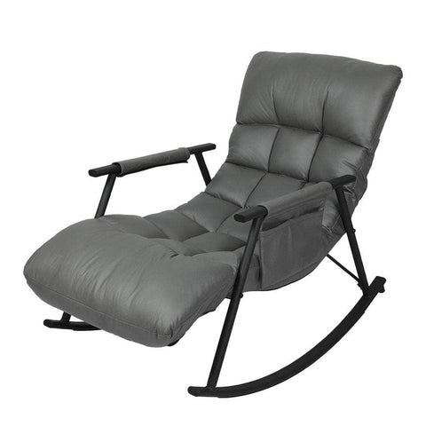 Accent Chair Recliner Armchair Grey