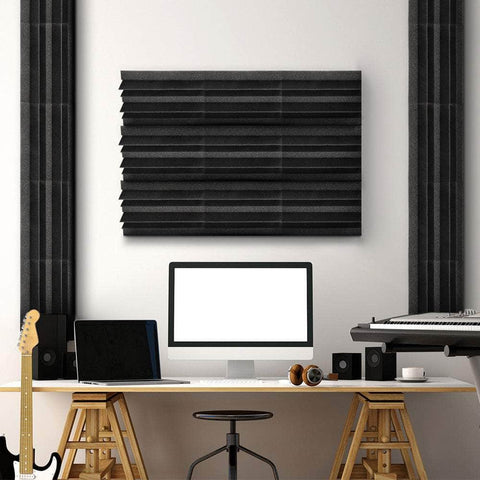 Acoustic Foam 40Pcs Corner Bass Trap Sound Absorption Proofing Treatment