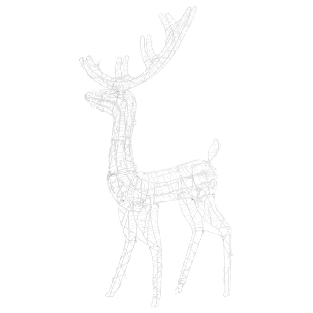 Acrylic Reindeer Christmas Decoration 140 LEDs  Warm White