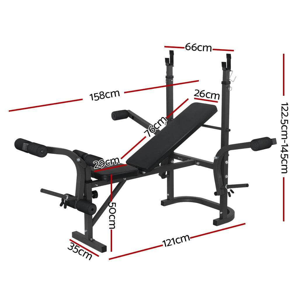 Adjustable 8-in-1 Weight Bench Press for Fitness Gym Equipment