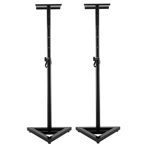 Adjustable Floor Speaker Stand Surround Sound - Black