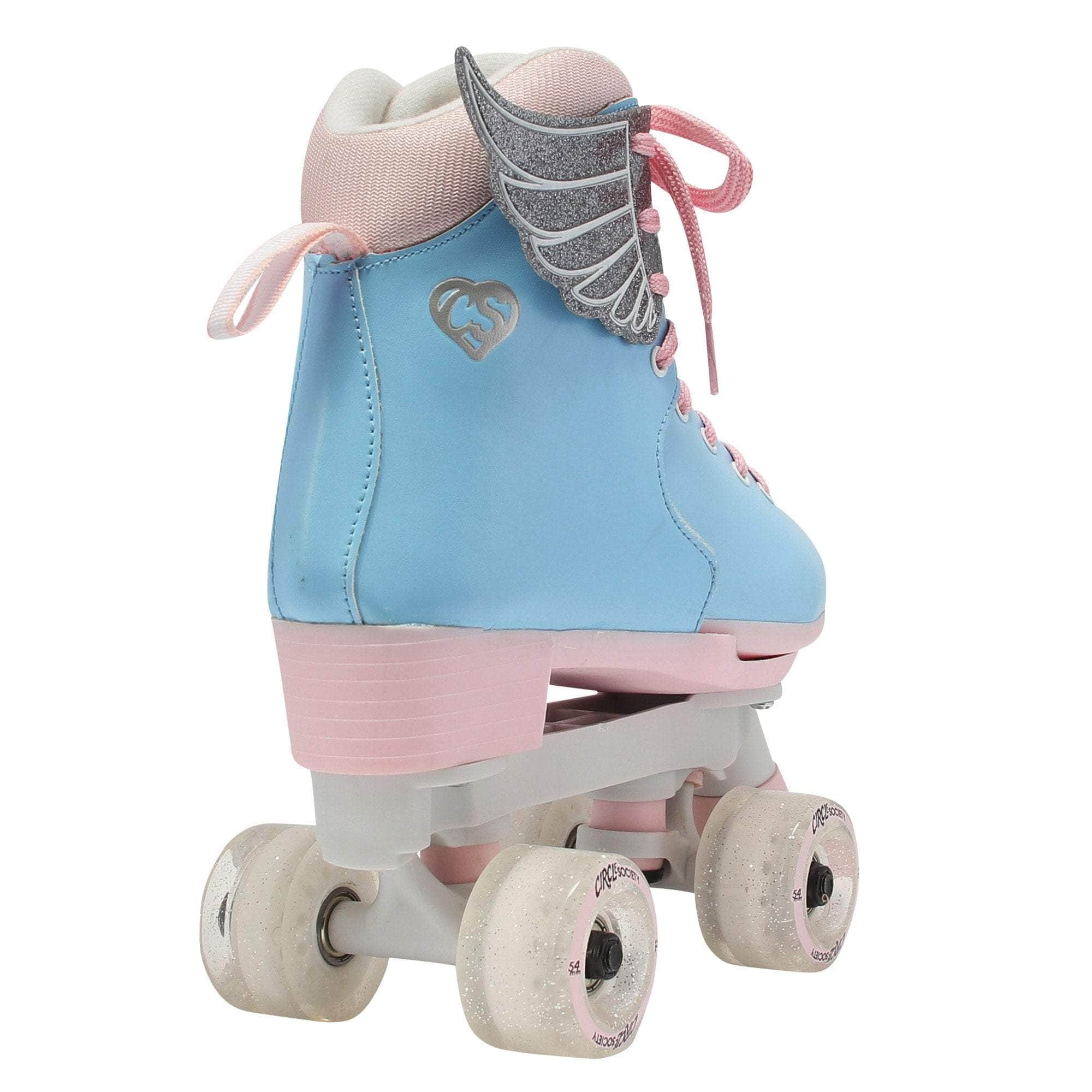 Adjustable Kids Quad Roller Skates - Cotton Candy