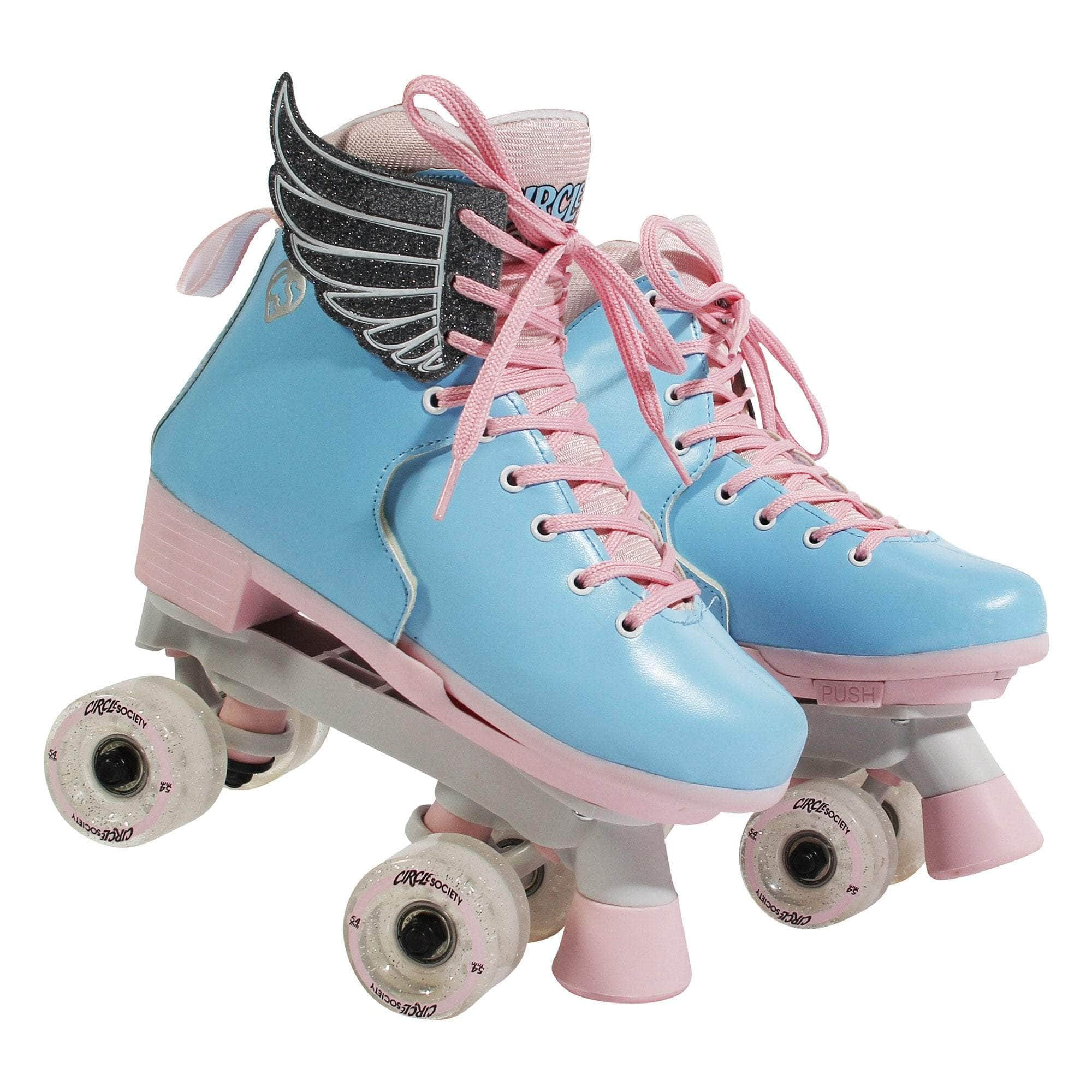 Adjustable Kids Quad Roller Skates - Cotton Candy