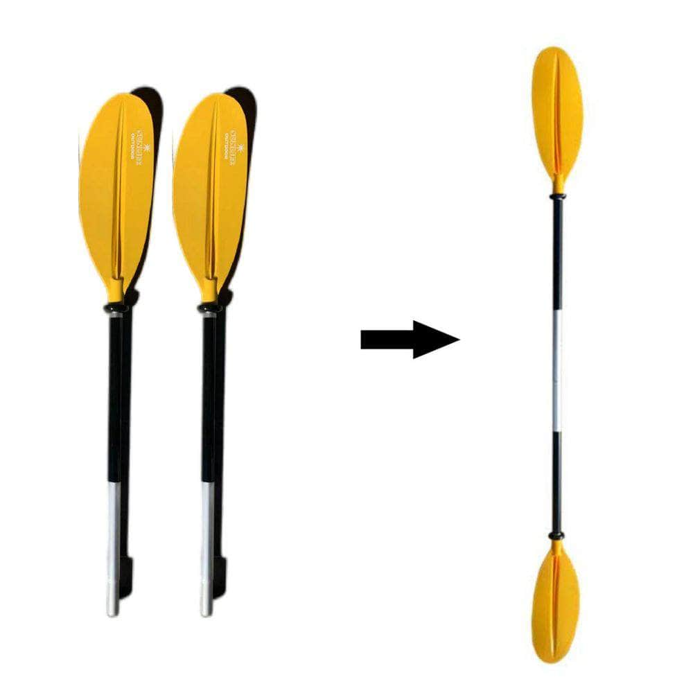 Adjustable Paddles For Kayak Sup Board Watersport Black/Blue/Yellow/White