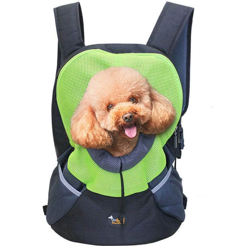 Adjustable Pet Carrier Backpack Dog Puppy Cat Front Carrier Head Out