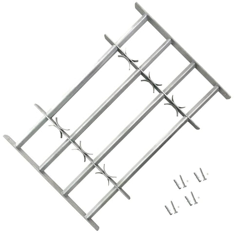 Adjustable Security Grille for Windows 700-1050mm with 4 Crossbars