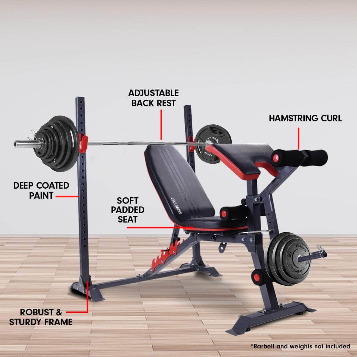 Adjustable Weight Bench Home Gym Bench Press - 301