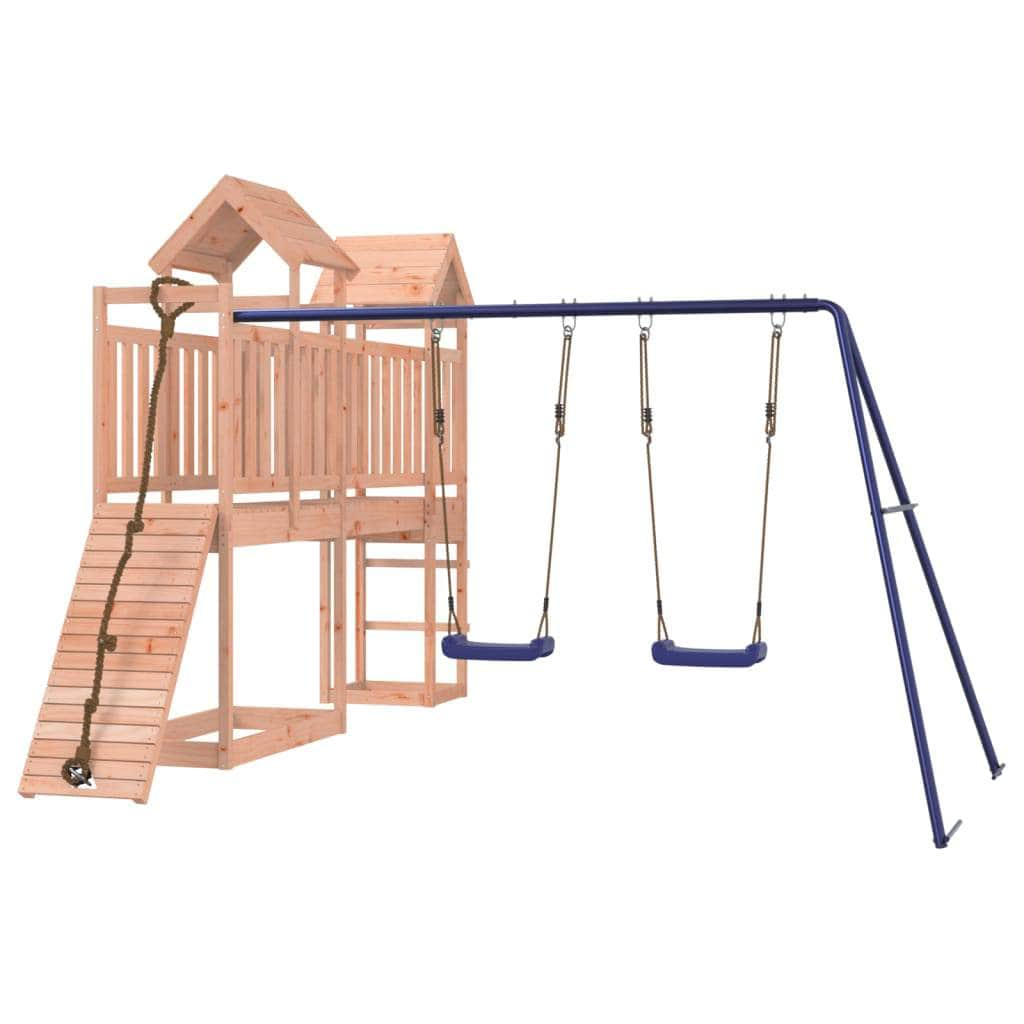 Adventure Climbing Wall Swings Playhouse crafted from Solid Douglas Wood