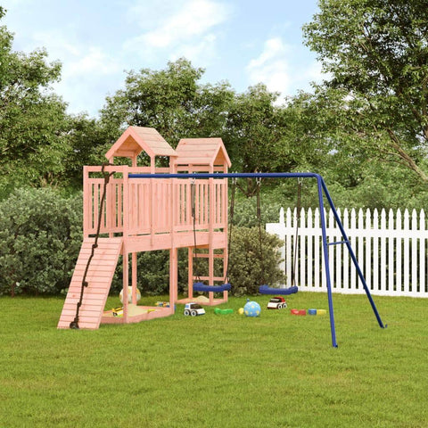 Adventure Climbing Wall Swings Playhouse crafted from Solid Douglas Wood