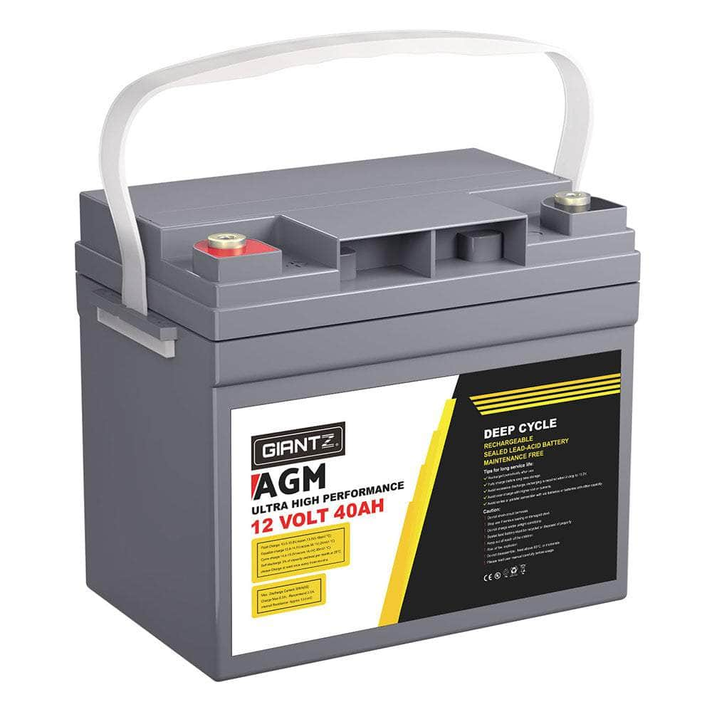 AGM Battery 12V 40Ah/60Ah Deep Cycle Box Portable