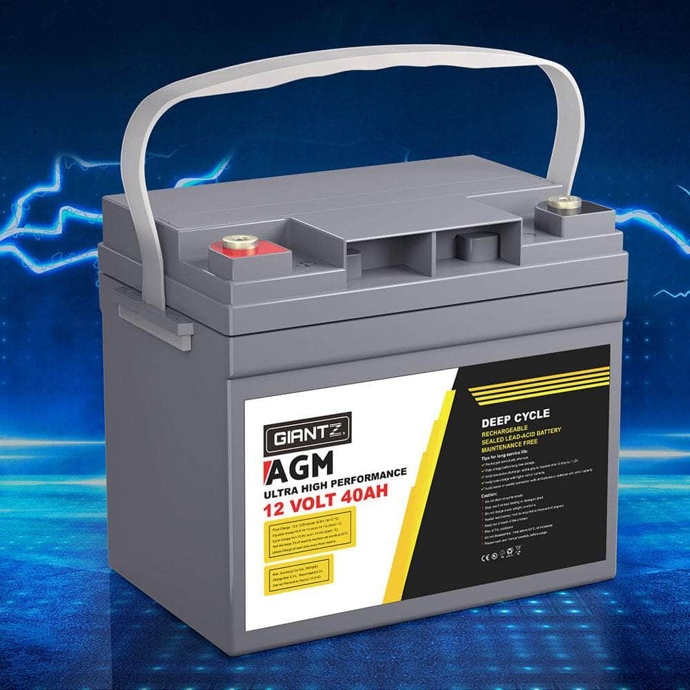 AGM Battery 12V 40Ah/60Ah Deep Cycle Box Portable