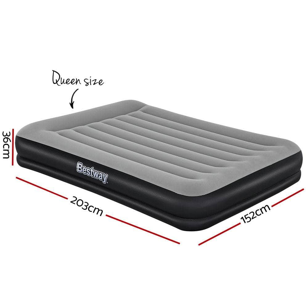 Air Bed Beds Mattress Premium Inflatable Built-In Pump Queen Size