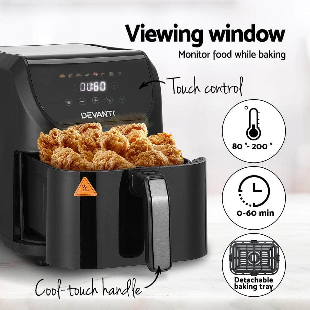 Air Fryer 5L W/ LCD Touch 1500W