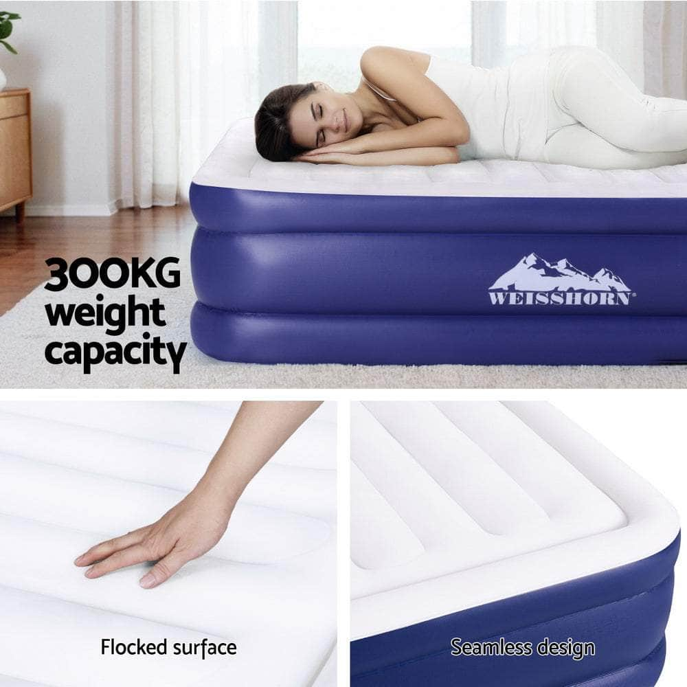 Air Mattress King/Queen Inflatable Bed Air bed 51cm