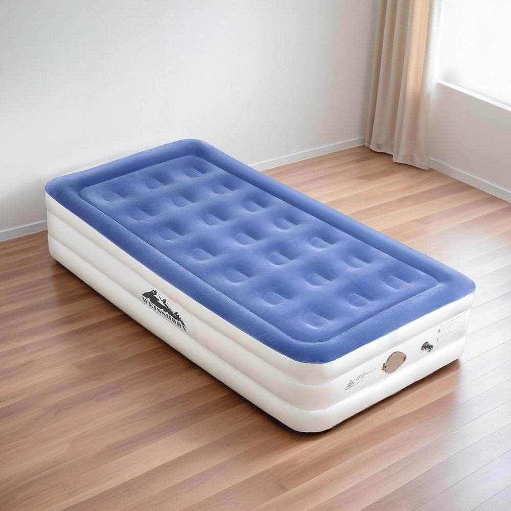 Air Mattress Single Inflatable Bed 46cm Cube Airbed