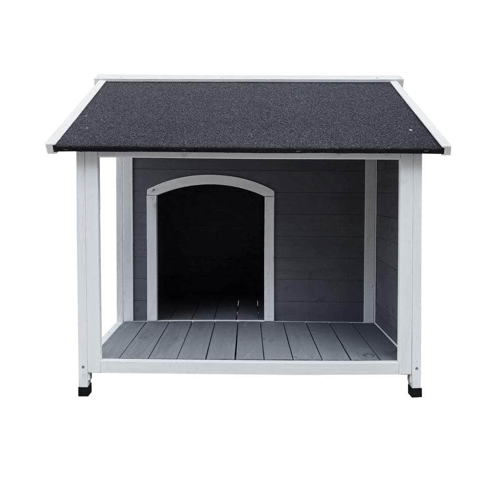 Alopet Dog Kennel Kennels House Outdoor Pet Wooden Large Cage Cabin Box Awning