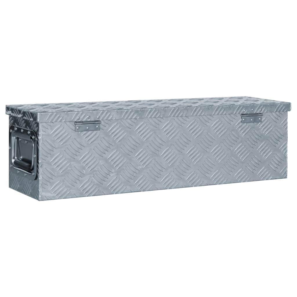 Aluminium Box Silver L