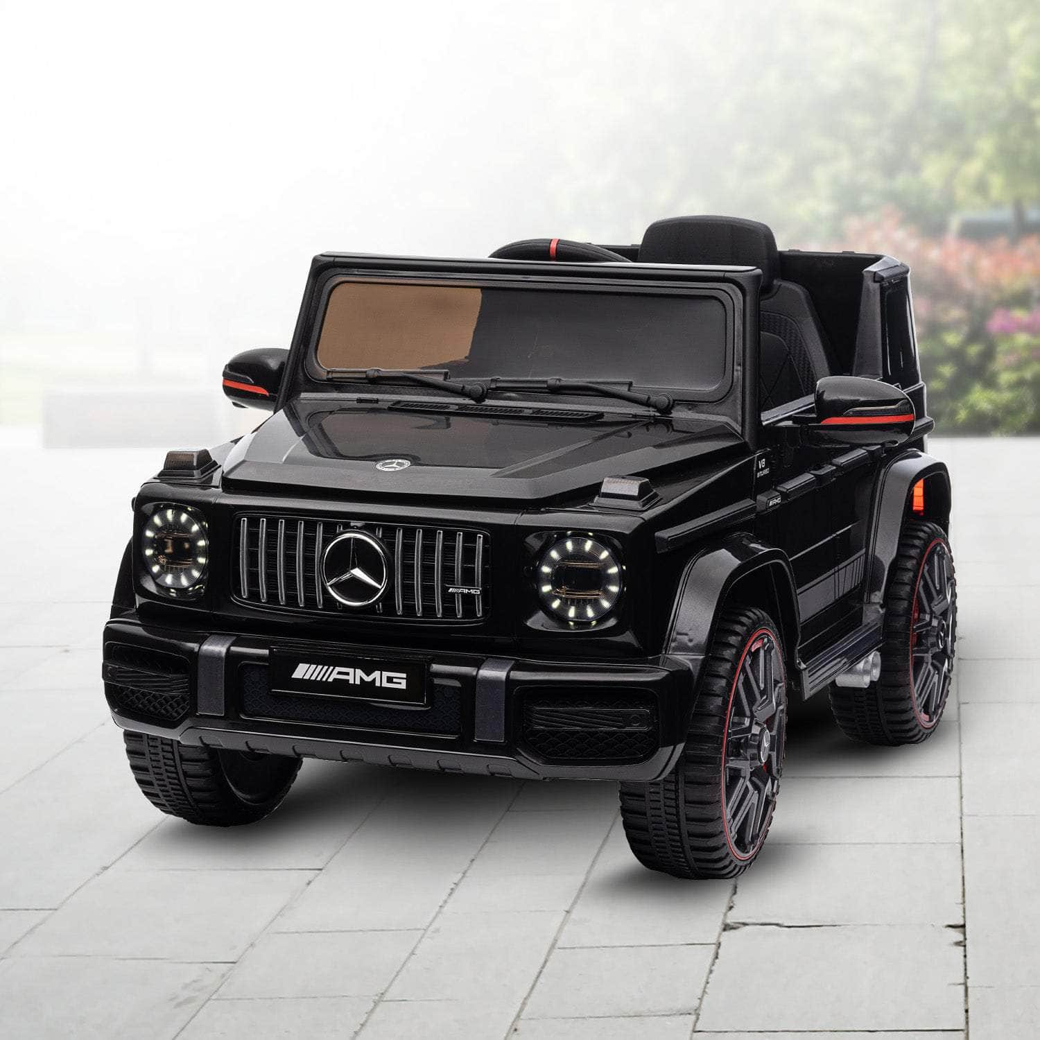 AMG G63 Licensed Kids Ride On Electric Car - Black/Red/White