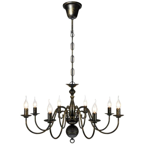 Antique Black Metal Chandelier Bulbs