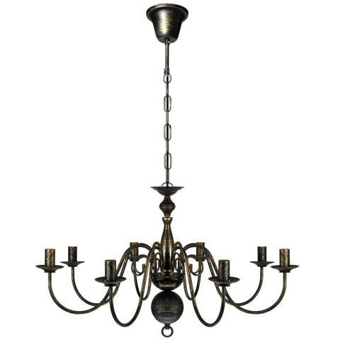 Antique Black Metal Chandelier Bulbs