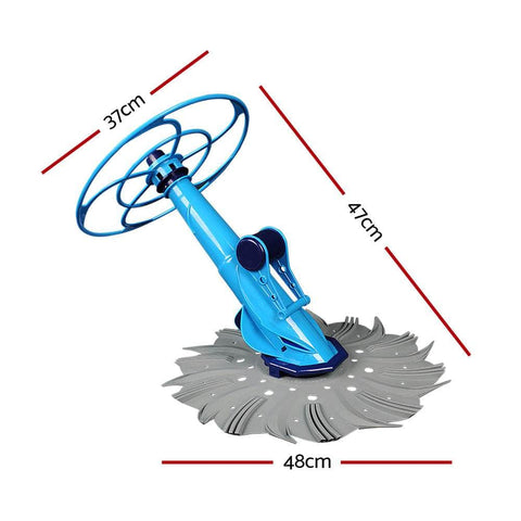 Pool Cleaner Automatic Vacuum Floor Climb Suction Swimming Hose 10M