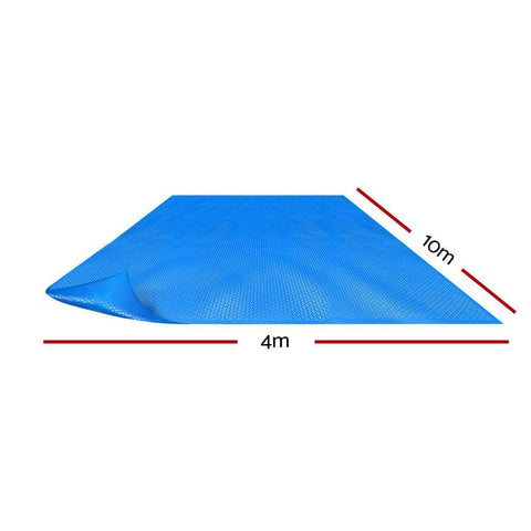 Aquabuddy Pool Cover 500 Micron 10x4m Swimming Pool Solar Blanket Blue