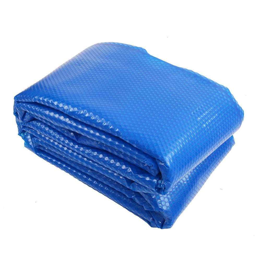 Aquabuddy Pool Cover 500 Micron 8x4.2m Swimming Pool Solar Blanket Blue