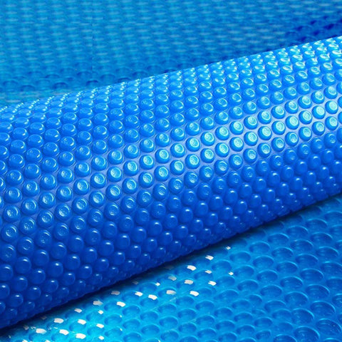 Aquabuddy Pool Cover 8x4.2m 400 Micron Swimming Pool Solar Blanket Blue