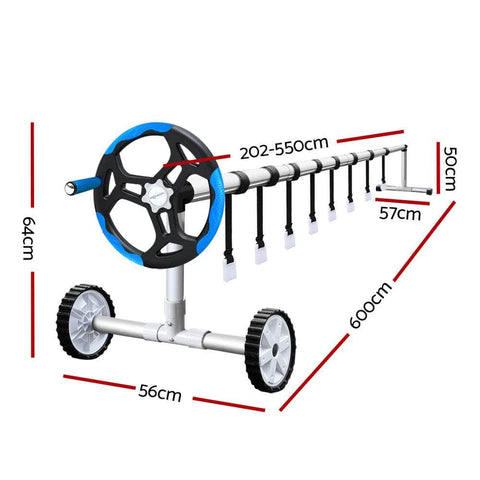 Aquabuddy Swimming Pool Cover Roller Reel Adjustable Solar Thermal Blanket