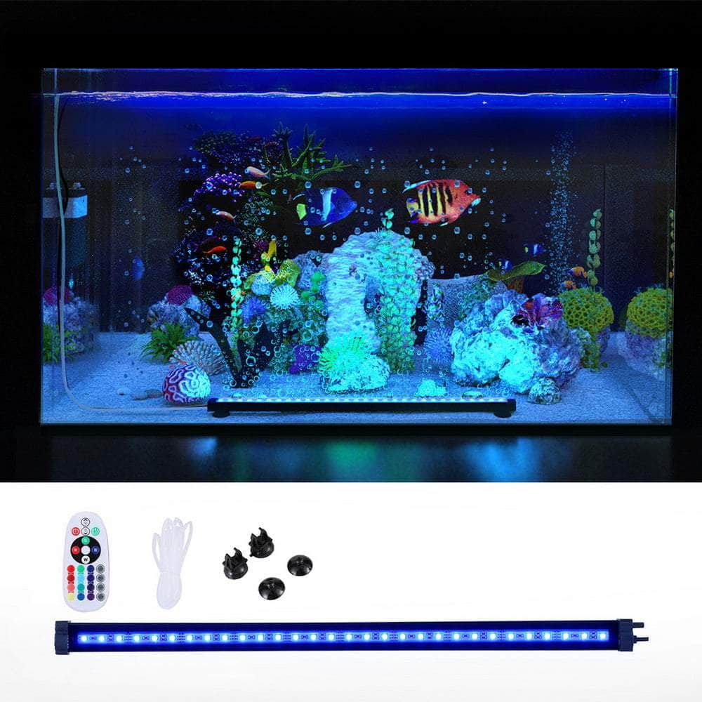 Aquarium Light Submersible 52CM/67CM/88CM Air Bubble LED Light