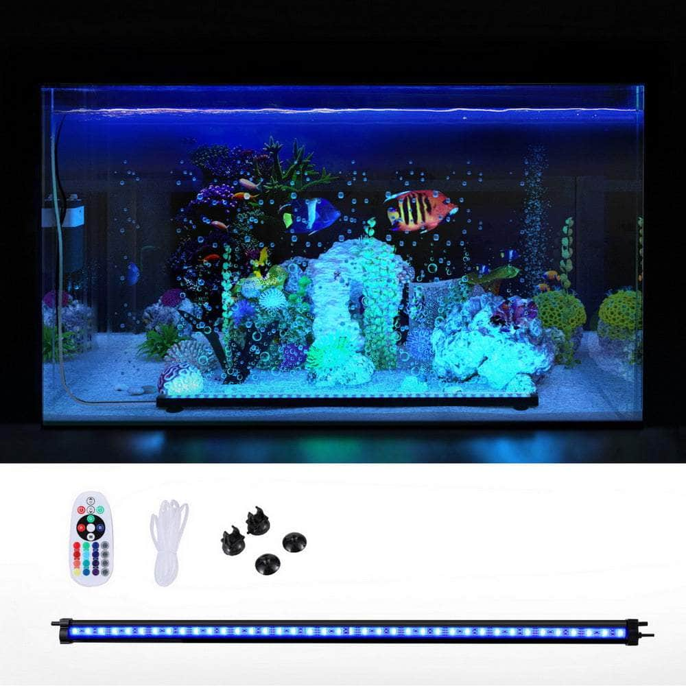 Aquarium Light Submersible 52CM/67CM/88CM Air Bubble LED Light