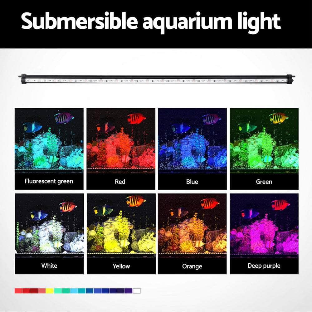 Aquarium Light Submersible 52CM/67CM/88CM Air Bubble LED Light