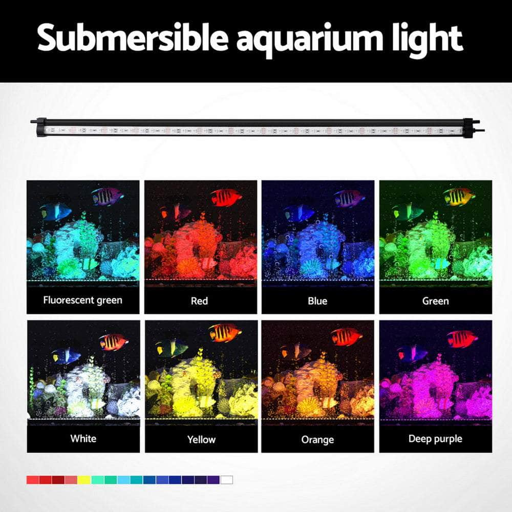 Aquarium Light Submersible 52CM/67CM/88CM Air Bubble LED Light