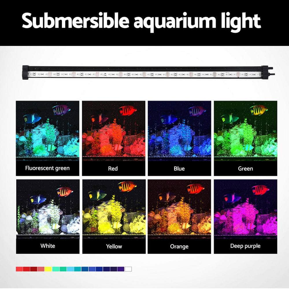 Aquarium Light Submersible 52CM/67CM/88CM Air Bubble LED Light