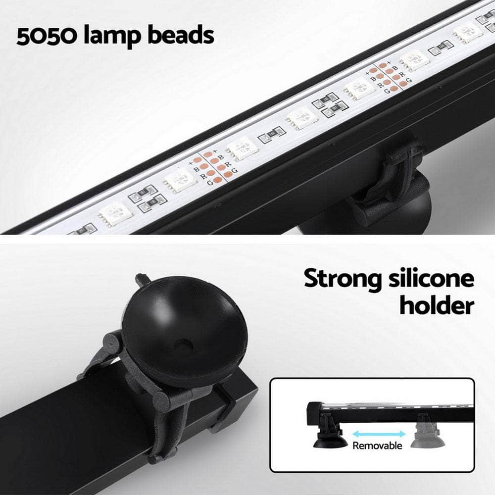 Aquarium Light Submersible 52CM/67CM/88CM Air Bubble LED Light